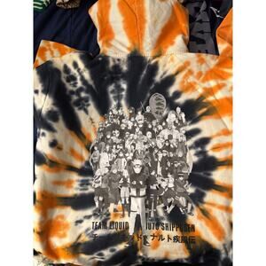 Team Liquid x Naruto Shippuden Spiral Tie‑Dye Hoodie – Pre‑Owned 2XL – Free Ship